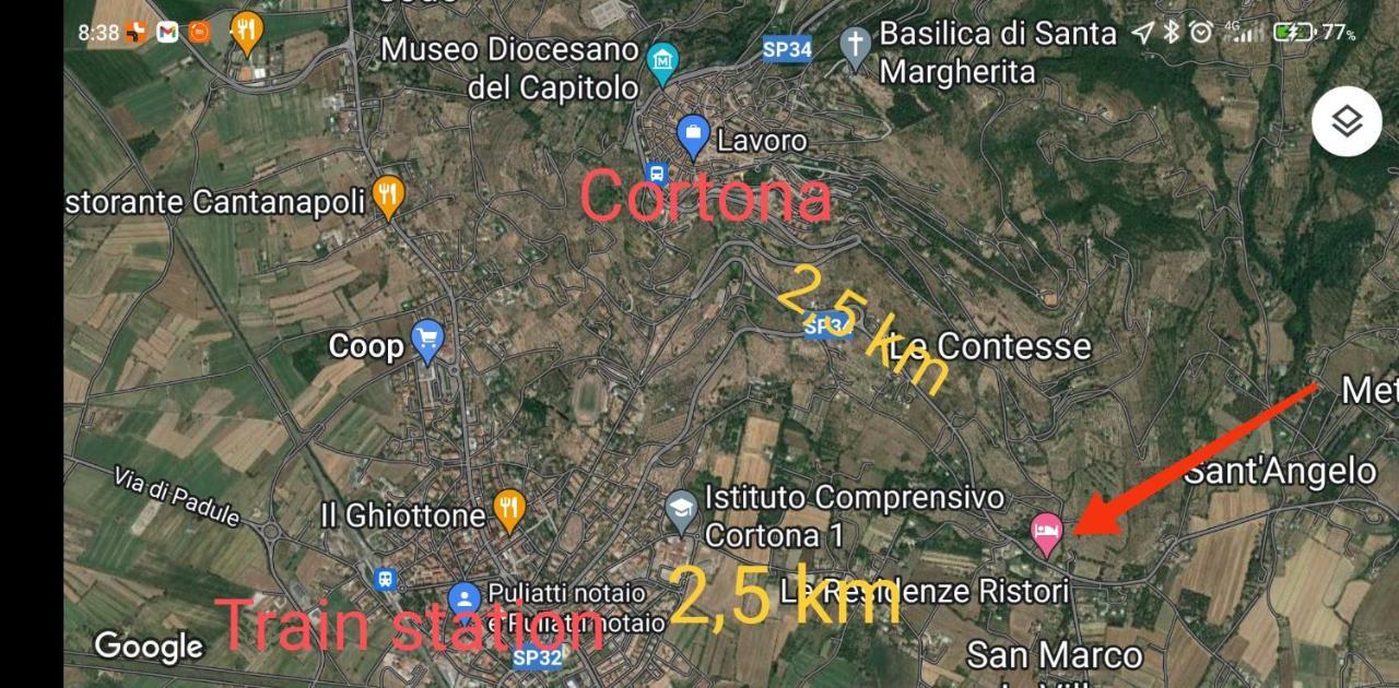 Villa La piccola Posta di Cortona Esterno foto